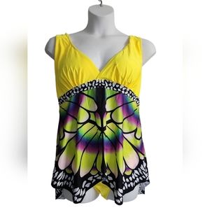 Plus sized Butterfly swim suit NWT